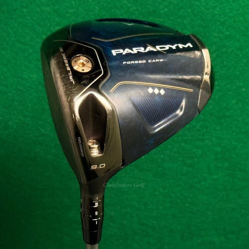 LH Callaway Paradym Triple Diamond 9 Driver Denali 6.0 50g Graphite Stiff w/HC