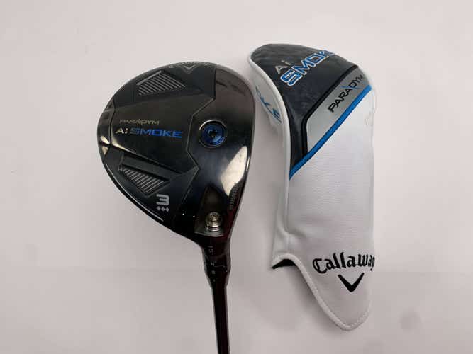 Callaway Paradym Ai Smoke TD 3 Fairway Wood 15* Denali Black 6.0 70g Stiff RH HC