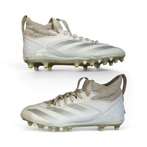Used Adidas Jr FB Cleats White Junior 04 11873-S000221682