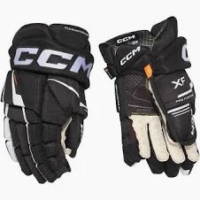 New CCM Tacks XF Hockey Gloves SR  13" BLK/WHT 11873-CCMHGXFSRBKWH13