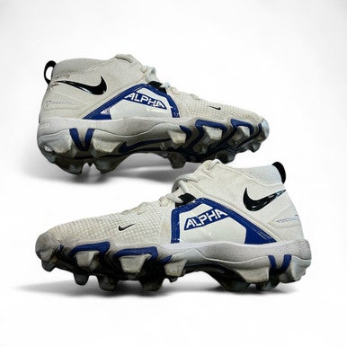 Used Nike ALPHA FASTFLEX Jr FB Cleats White Junior 05.5 11873-S000222863
