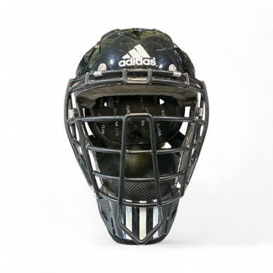 Used Adidas 6 1/4 - 7 Catchers Helmet w/Mask Black MD 11873-S000219729