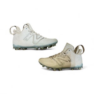 Used New Balance Adult FB Cleats White Senior 5 11873-S000221265