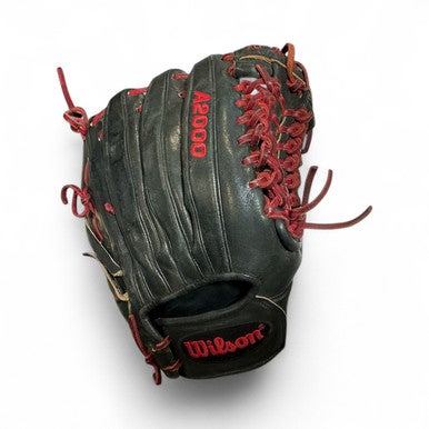 Used Wilson A2000 GG47 BB/SB Glove RH Throw Black 12 1/4" 11873-S000218527