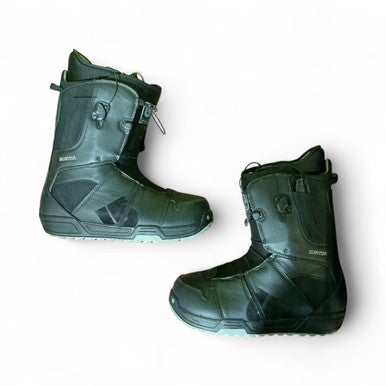 Used Burton MOTO Mens Snowboard Boots Black Senior 13 11873-S000214029