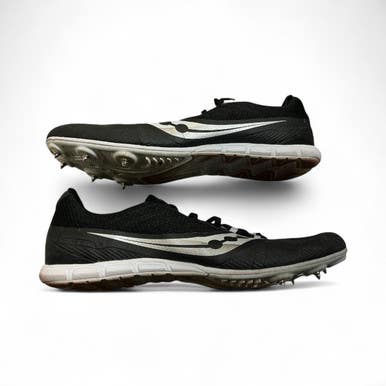 Used Saucony Track & Field Cleats Adult Black Senior 10.5 11873-S000212593