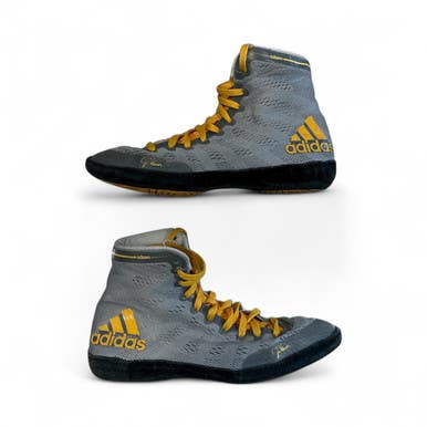Used Adidas Wrestling Shoes Grey Junior 04.5 11873-S000216471