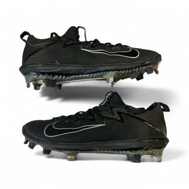 Used Nike LUNARLON METAL CLEATS BB/SB Cleats Black Senior 9 11873-S000216450