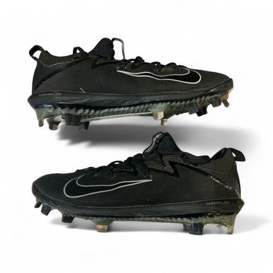 Used Nike LUNARLON METAL CLEATS BB/SB Cleats Black Senior 9 11873-S000216450