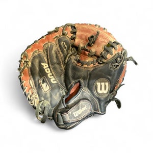 Used Wilson A500 BB/SB Catchers RH Throw Black And Copper 32" 11873-S000220164