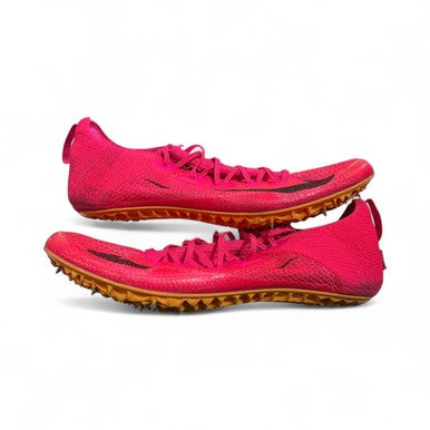 Used Nike ATOMKNIT Track & Field Cleats Adult Pink Senior 14 11873-S000216385