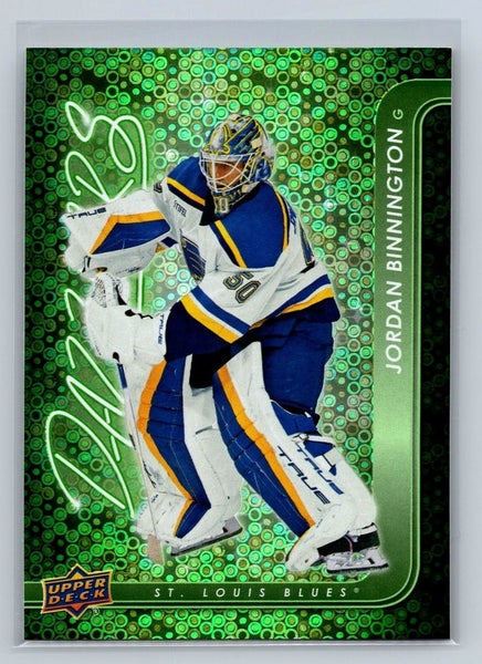 Jordan Binnington 2024-25 Upper Deck Series 1 Dazzlers Green Insert #DZ-39