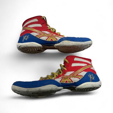 Used Asics Wrestling Shoes Red Senior 6 11873-C000222373