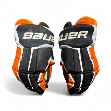 Used Bauer SUPREME ONE 60 Senior Gloves Black/Orange/White 15" 11873-S000214871