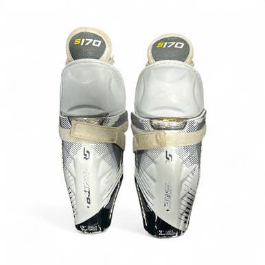 Used Bauer SUPREME S170 Junior Shin Guards White 9" 11873-S000208150
