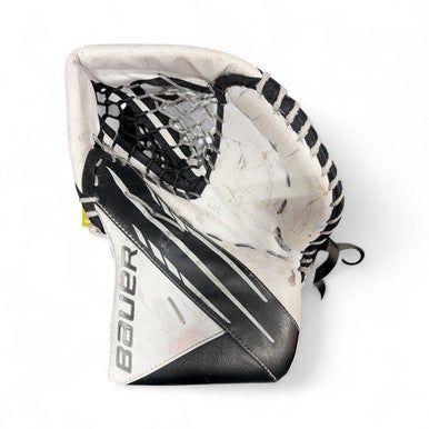 Used Bauer VAPOR 3X Inter Goalie Catcher Black And White 11873-S000223973