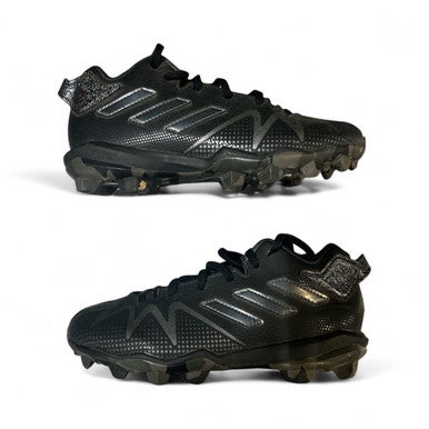 Used Adidas Jr FB Cleats Black Junior 02.5 11873-S000223844