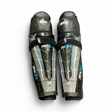 Used STX RX3.1 Senior Shin Guards Black 15" 11873-S000221483