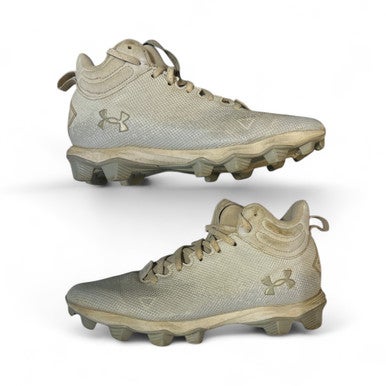 Used Under Armour Adult FB Cleats White Senior 6 11873-S000220514
