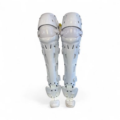 Used Rawlings Catchers Leg Guards White Adult 11873-S000220509
