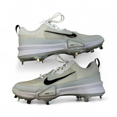 Used Nike AIR ZOOM TROUT METAL CLEATS BB/SB Cleats White Senior 13 11873-S000218677