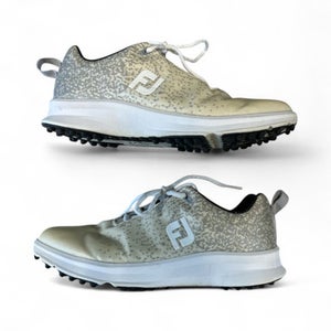 Used Foot Joy Mens Golf Shoes White Senior 8 11873-C000211873