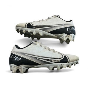 Used Nike VAPOR Jr FB Cleats Black And White Junior 05 11873-S000208654