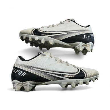 Used Nike VAPOR Jr FB Cleats Black And White Junior 05 11873-S000208654