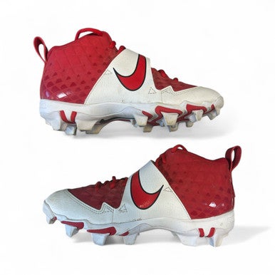 Used Nike TROUT BB/SB Cleats Red And White Senior 6.5 11873-C000223282