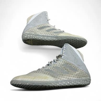 Used Adidas Wrestling Shoes White Senior 12 11873-C000215318