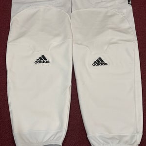 White Senior Large Adidas Socks Pro Stock (New)