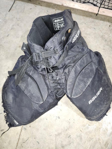 Junior Medium Bauer Hockey Goalie Pants (Used)