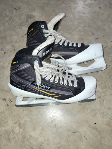 Bauer Supreme One.7 Hockey Goalie Skates Extra Wide Width 11 (Used)