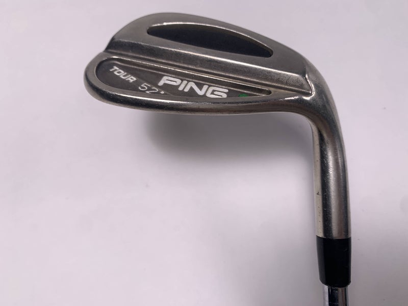 Ping Tour Chrome Gap Wedge GW 52* Green Dot 2* Up DG Wedge Steel Mens RH