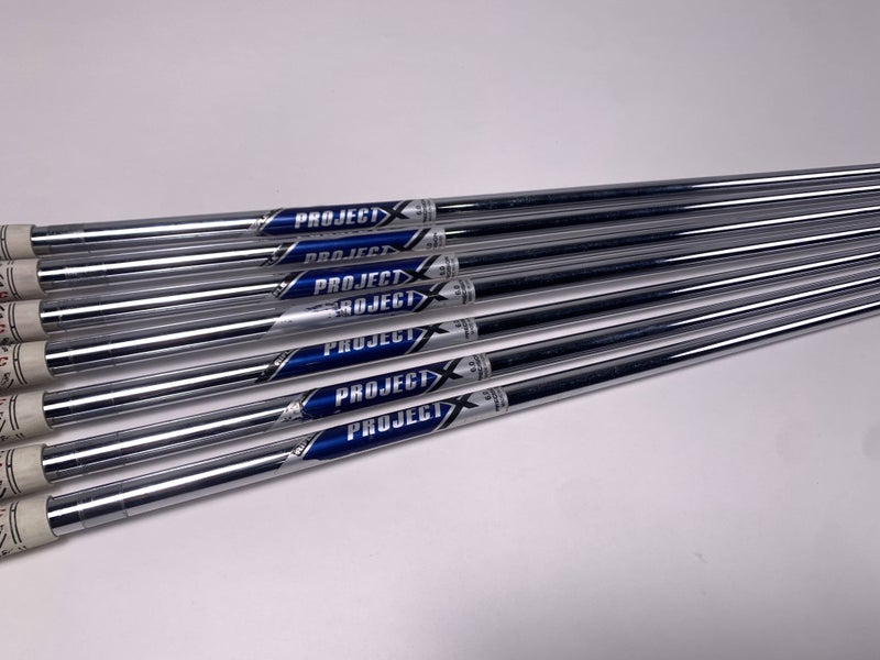 Project X Precision Rifle 6.0 Stiff Steel Iron Set 7 Shafts- Pull 0.355
