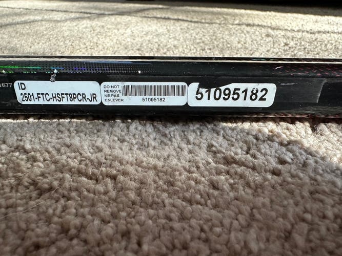 Junior CCM JetSpeed FT8 Pro Left Hand Hockey Stick P28 50 Flex (Used)