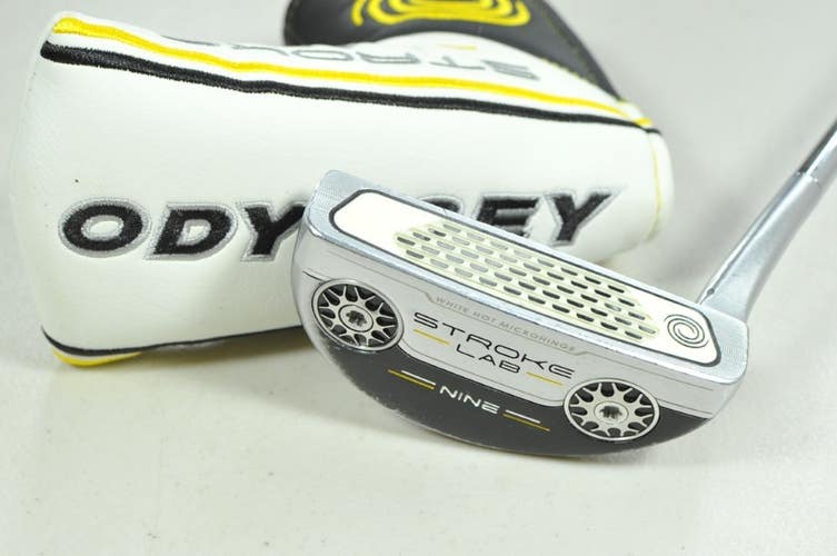 Odyssey Stroke Lab 9 Nine 35" Putter Right Steel with Head Cover # 205791
