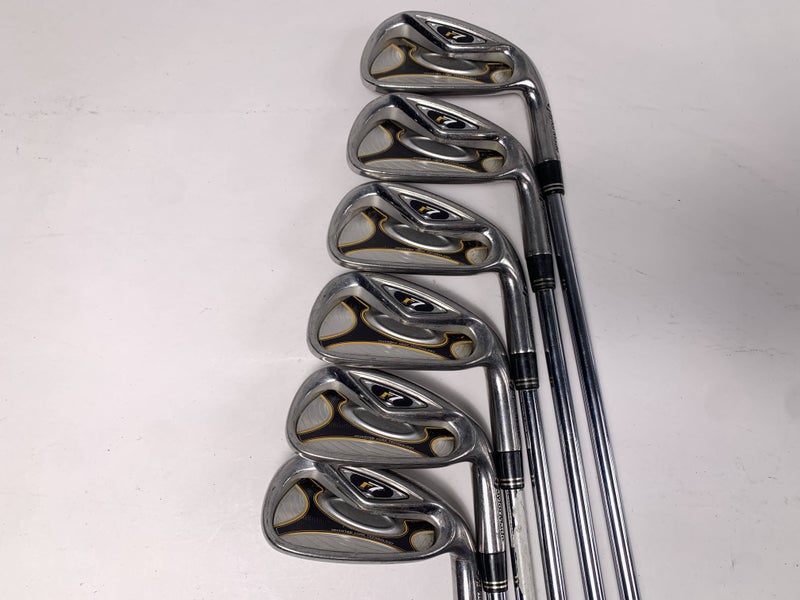 TaylorMade R7 Iron Set 4-PW T-Step 90 Stiff Steel Mens RH- No 8i