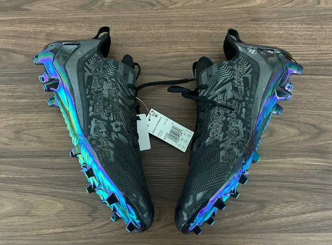 Adidas Adizero 12.0 Mismatch Black Football Cleats Mens Size 14 New IG7226