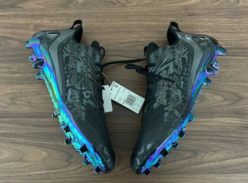 Adidas Adizero 12.0 Mismatch Black Football Cleats Mens Size 14 New IG7226