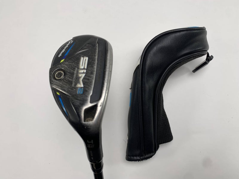 TaylorMade SIM2 Rescue 4 Hybrid 22* Tensei Blue Raw AV Series 80g Stiff RH HC