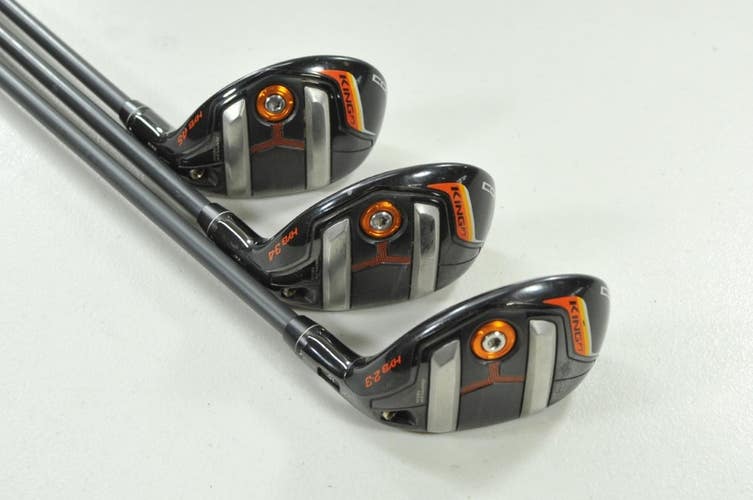 Cobra King F7 2-3, 3-4, 4-5 Hybrid Set Regular Flex Right 75g Graphite # 205786