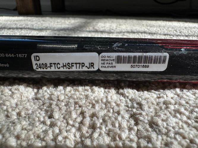Junior CCM Jetspeed FT7 Pro Left Hand Hockey Stick P28 50 Flex (Used)