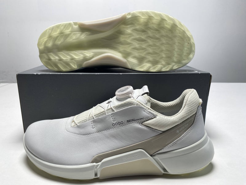 ECCO BIOM H4 Golf Shoes White Men's SZ 9-9.5 (108504 58336)