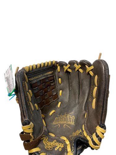 Used Rawlings HIGHLIGHT BB/SB Glove LH Throw Brown 11" 11706-S000366701