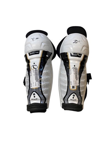 Used Reebok SC4 Youth Shin Guards White 9" 11706-S000366668