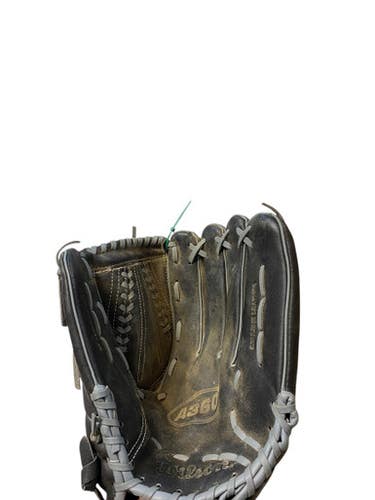 Used Wilson A360 SOFTBALL BB/SB Glove RH Throw Black 13" 11706-S000366662