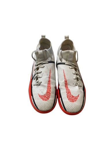 Used Nike Soccer Indoor Shoes White Junior 04.5 11706-S000366635