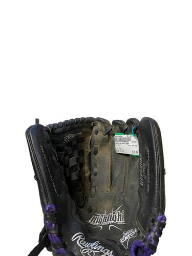 Used Rawlings HFP120BP BB/SB Glove RH Throw Black 12" 11706-S000366596