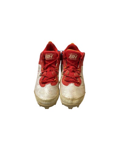 Used RED Wrestling Shoes Green Senior 6 11706-S000366590